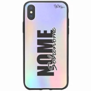 Capinha Personalizada Holográfica Nome e Sobrenome