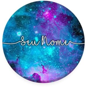 Pop Socket Personalizado Nome Galáxia