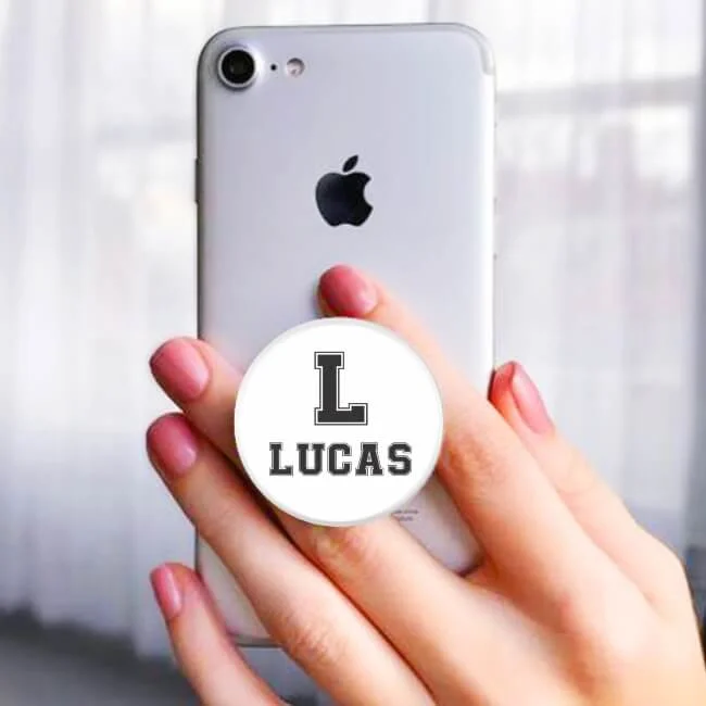 Pop Socket Personalizado Nome Masculino