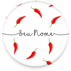 Pop Socket Personalizado Nome Pimentinhas