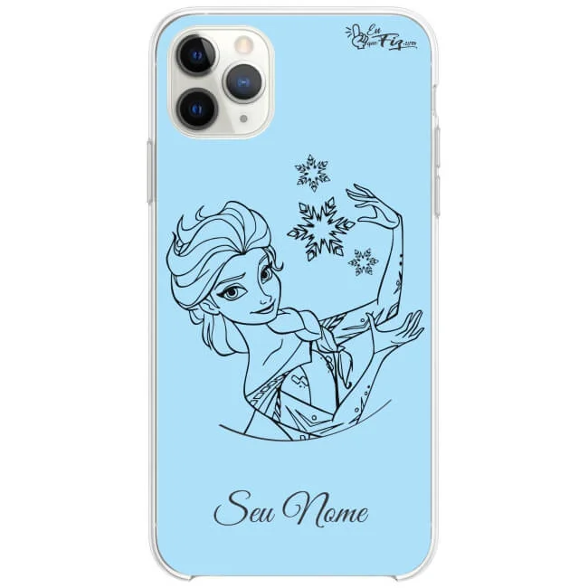 Capinha Elsa - Frozen - Princesas Disney bue- com nome