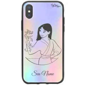 Capa Holográfica - Mulan - Princesas Disney