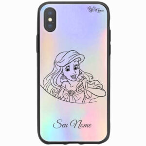 Capa Holográfica - Ariel- Princesas Disney