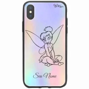 Capa Holográfica - Sininho - Princesas Disney