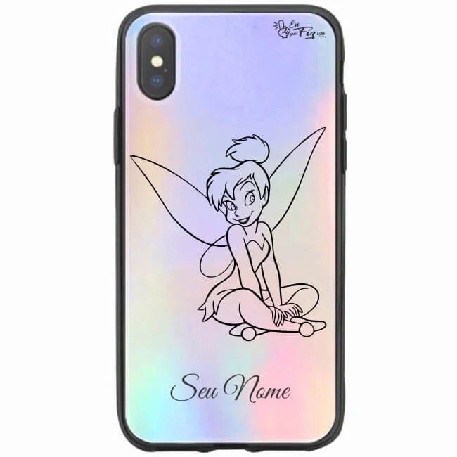 Capa Holográfica - Sininho - Princesas Disney