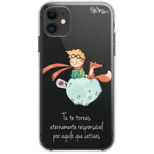 Capinha de Celular O Pequeno Príncipe - Eternamente responsável-4403