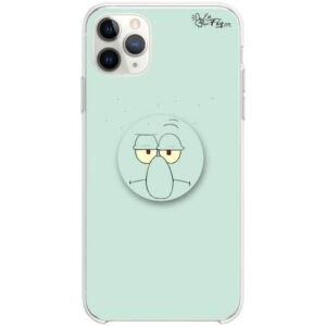 Capinha de Celular + Pop Socket Bob Esponja - Lula Molusco