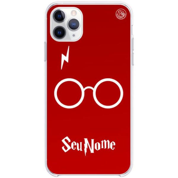 Capinha de Celular com Nome - Harry Potter Óculos