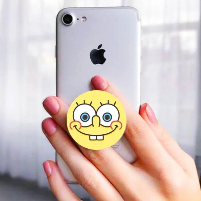 Capinha de Celular + Pop Socket Bob Esponja