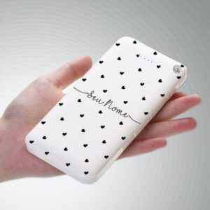 Carregador Portátil Power Bank Personalizado (10000mAh) Black Hearts