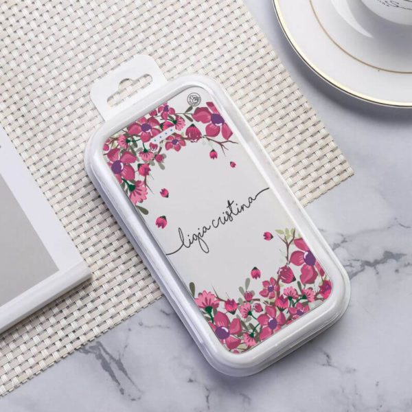 Carregador Portátil Power Bank Personalizado (10000mAh) Floral