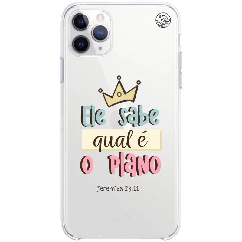 Capinha de Celular Ele sabe qual é o plano