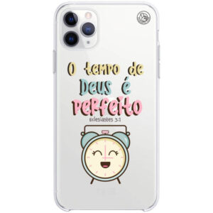 Capinha de Celular O tempo de Deus é perfeito