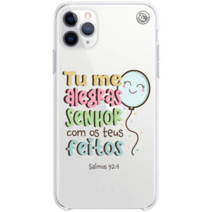 Capinha de Celular Tu me alegras, Senhor