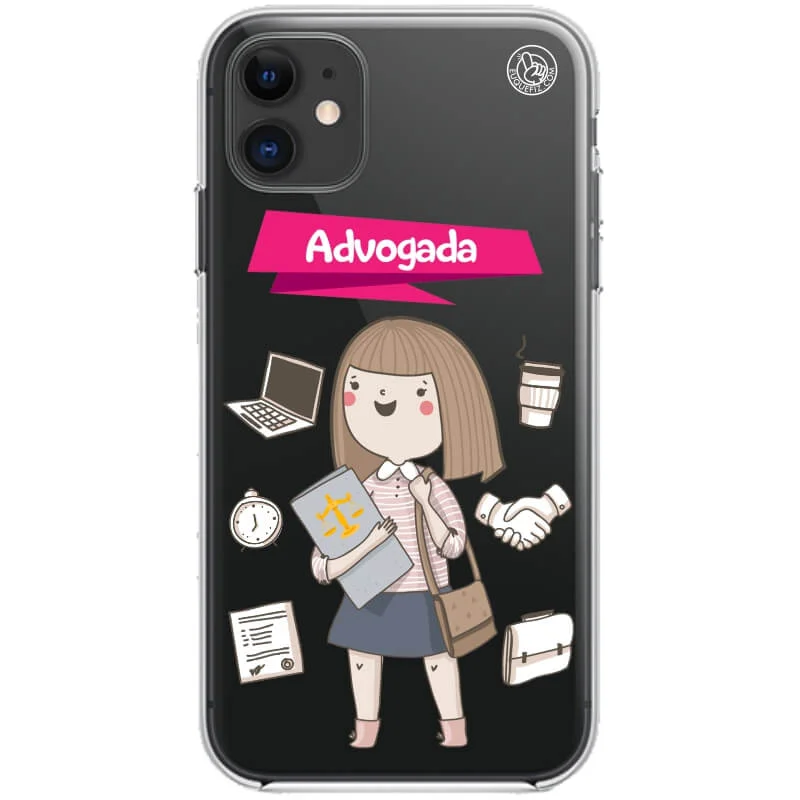 Capinha de Celular Personalizada Profissões Advogada