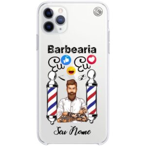 Capinha de Celular Personalizada Profissões Barbeiro