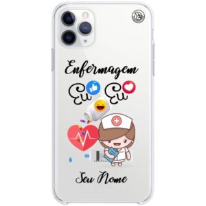 Capinha de Celular Personalizada Profissões Enfermeira