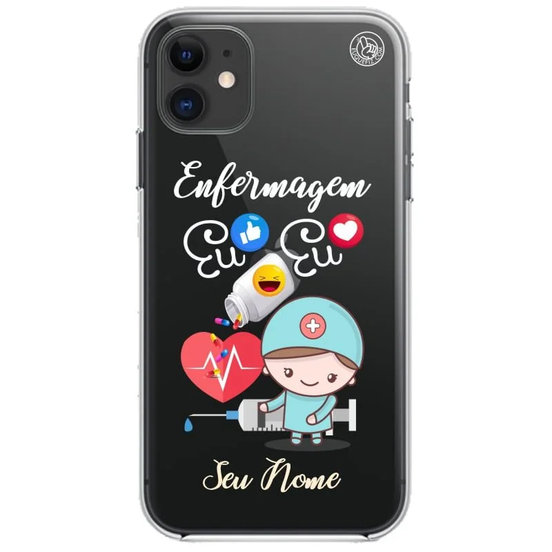 Capinha de Celular Personalizada Profissões Enfermeiro