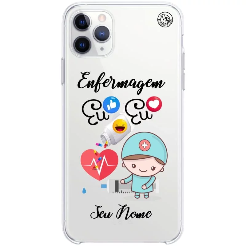 Capinha de Celular Personalizada Profissões Enfermeiro