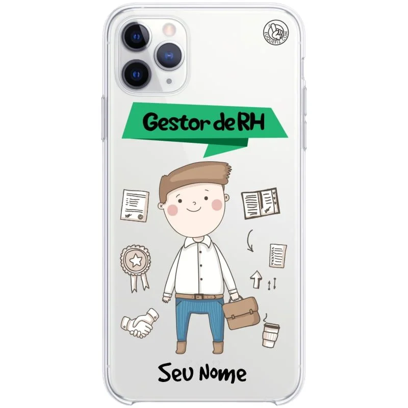 Capinha de Celular Personalizada Profissões Gestor de Recursos Humanos