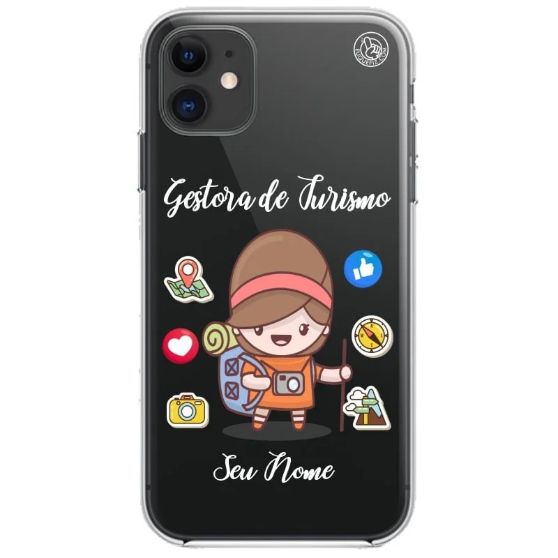 Capinha de Celular Personalizada Profissões Turismóloga-5323
