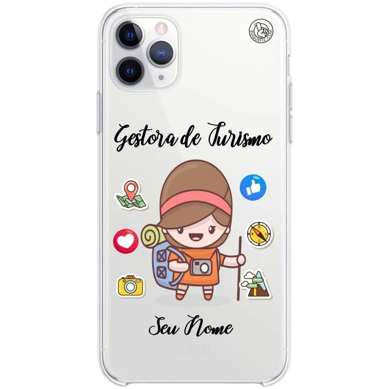 Capinha de Celular Personalizada Profissões Turismóloga-0