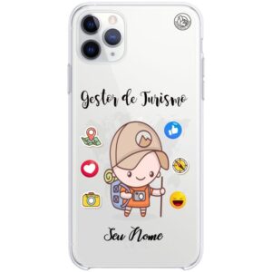 Capinha de Celular Personalizada Profissões Turismólogo