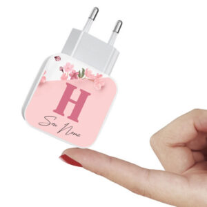 Carregador Turbo Duplo Usb Blossom Classic Rose