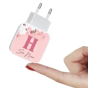 Carregador Turbo Duplo Usb Blossom Classic Rose