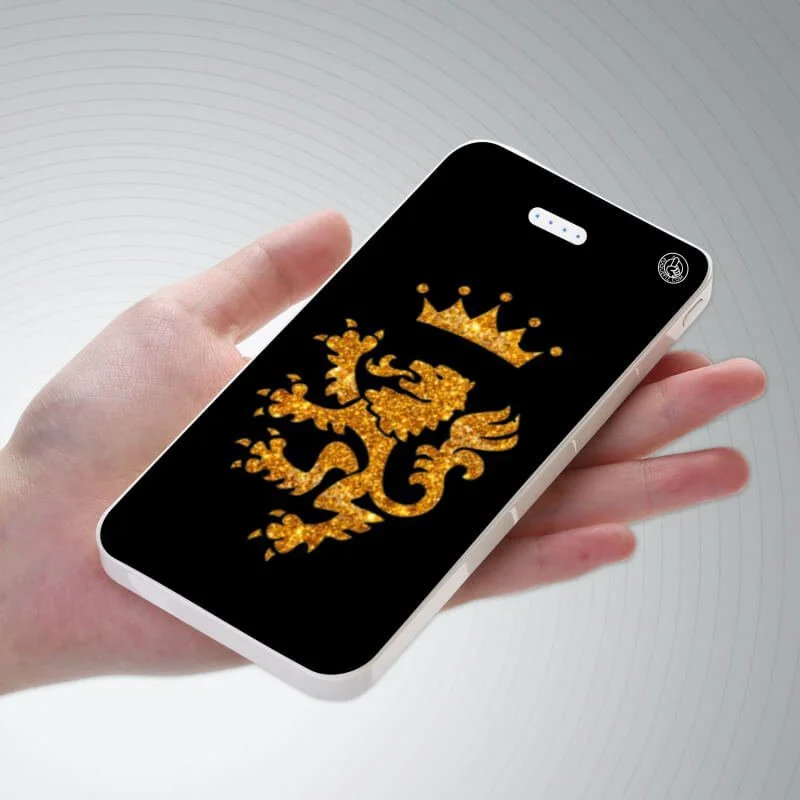 Carregador Portátil Power Bank Personalizado (10000mAh) Rebelde RBD Dragão Gold