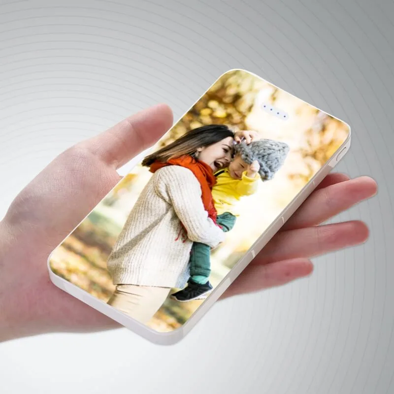 KIT Capinha de Celular+Carregador Portátil+Carregador de Parede+PopSocket com foto