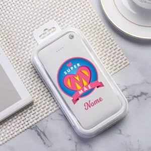 Carregador Portátil Power Bank Personalizado (10000mAh) Super Mãe