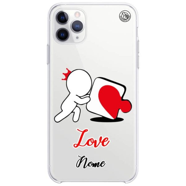 Capinha Personalizada Quebra Cabeça Love I