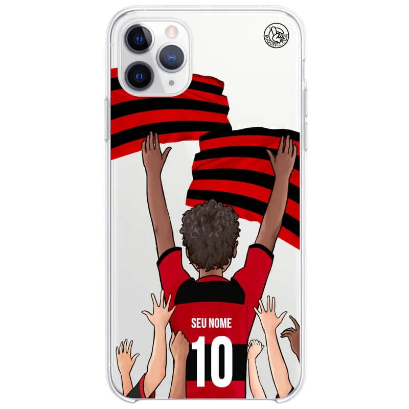 Capinha estilo Flamengo - Torcedor Cabelo Cacheado