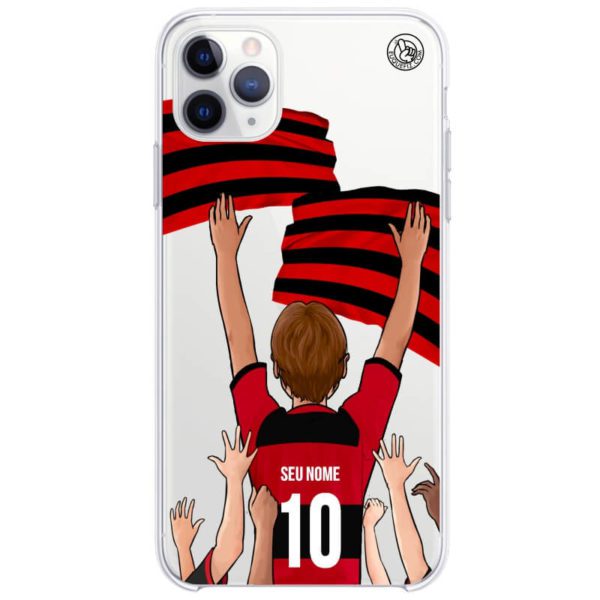 Capinha estilo Flamengo - Torcedor Cabelo Liso Curto