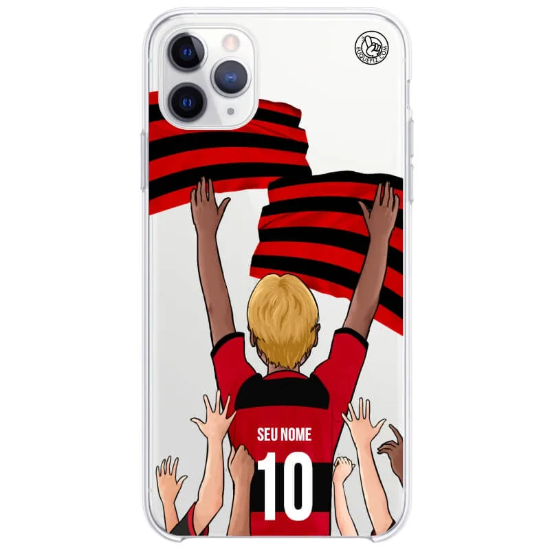 Capinha estilo Flamengo - Torcedor Cabelo Liso Curto