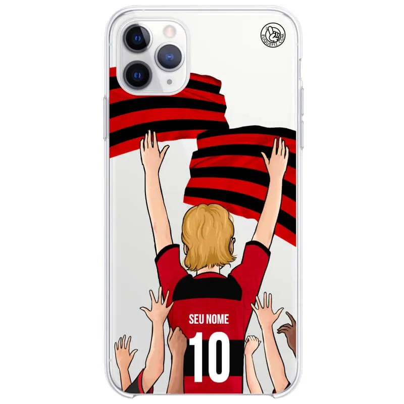 Capinha estilo Flamengo - Torcedor Cabelo Liso Médio