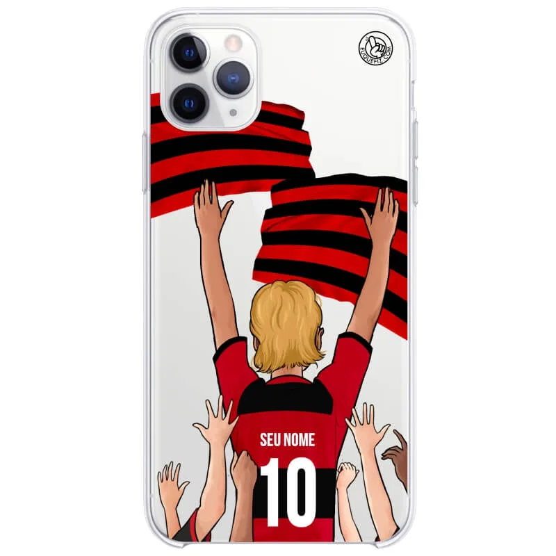 Capinha estilo Flamengo - Torcedor Cabelo Liso Médio