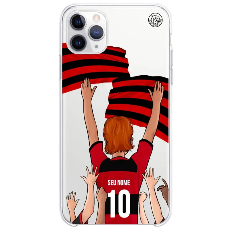 Capinha estilo Flamengo - Torcedor Cabelo Liso Médio