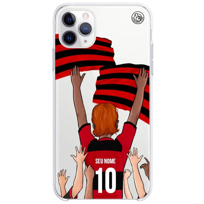 Capinha estilo Flamengo - Torcedor Cabelo Liso Médio