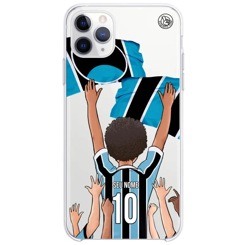 Capinha estilo Grêmio - Torcedor Cabelo Black Power