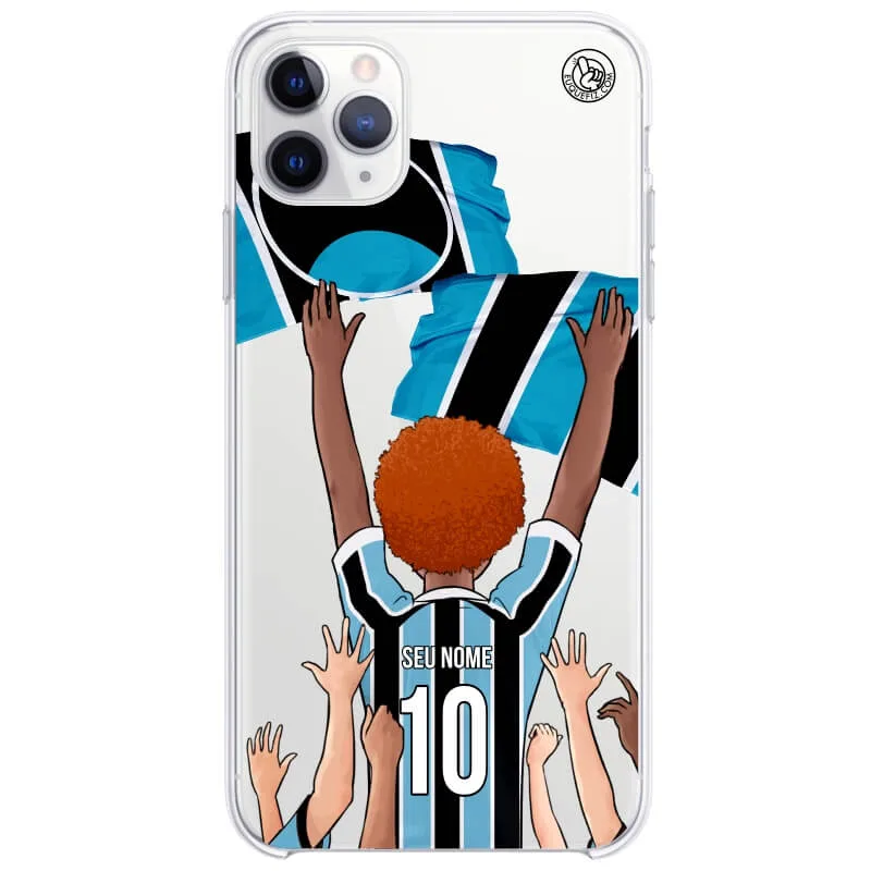 Capinha estilo Grêmio - Torcedor Cabelo Black Power