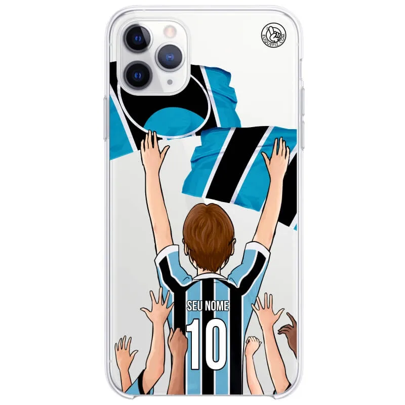 Capinha estilo Grêmio - Torcedor Cabelo Liso Curto