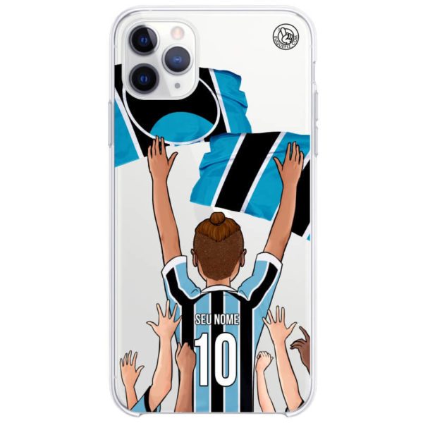 Capinha estilo Grêmio - Torcedor Cabelo Samurai
