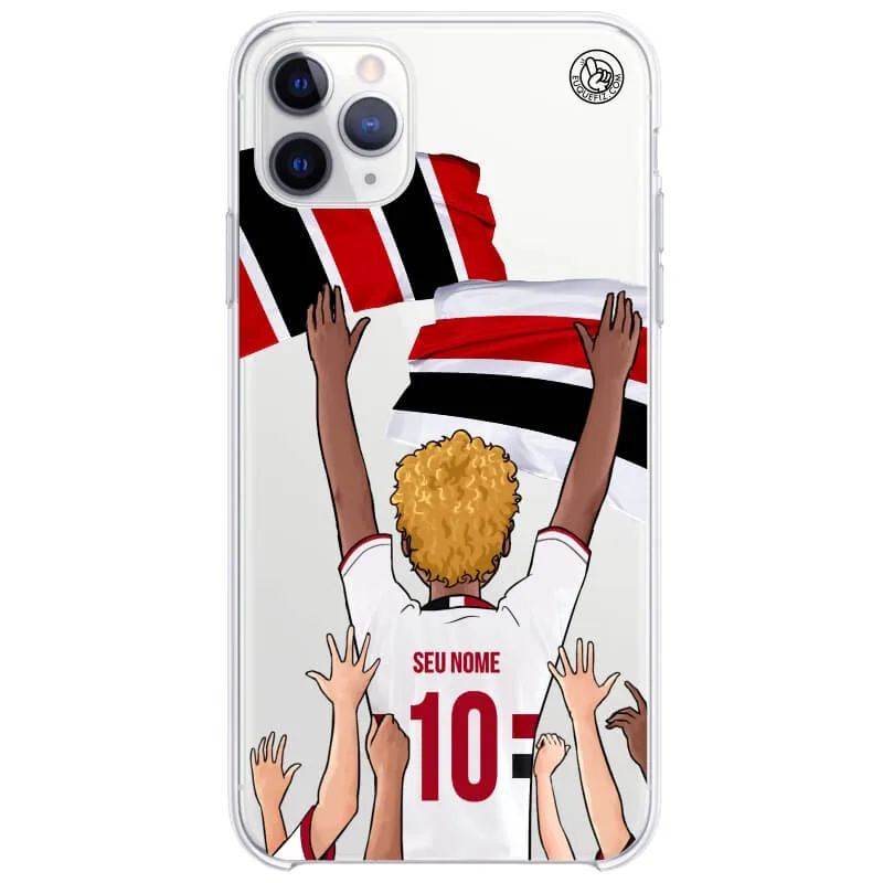 Capinha estilo São Paulo - Torcedor Cabelo Cacheado