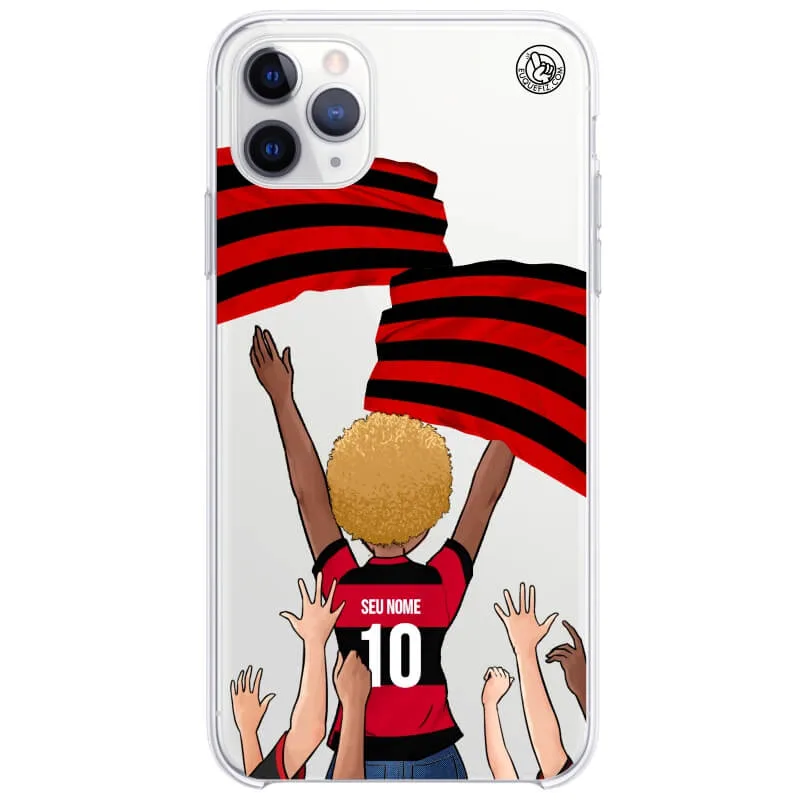 Capinha estilo Flamengo - Torcedora Cabelo Black Power