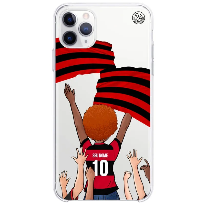 Capinha estilo Flamengo - Torcedora Cabelo Black Power