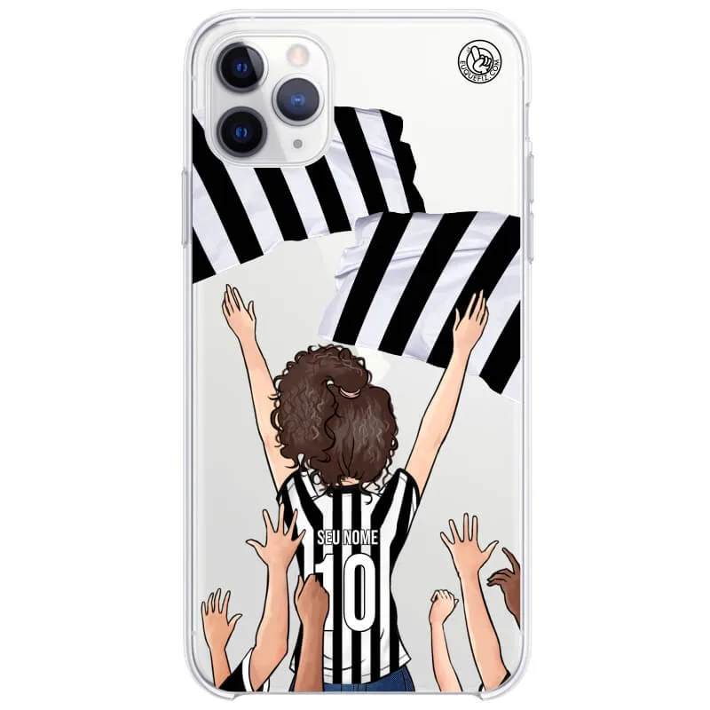 Capinha estilo Atlético Mineiro - Torcedora Cabelo Cacheado
