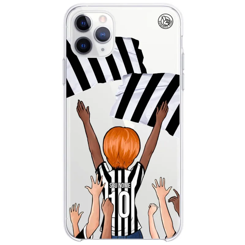 Capinha estilo Atlético Mineiro - Torcedora Cabelo Curto