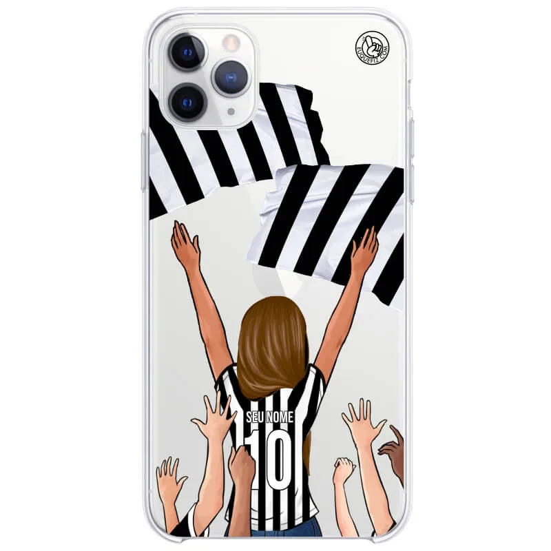 Capinha estilo Atlético Mineiro - Torcedora Cabelo Longo